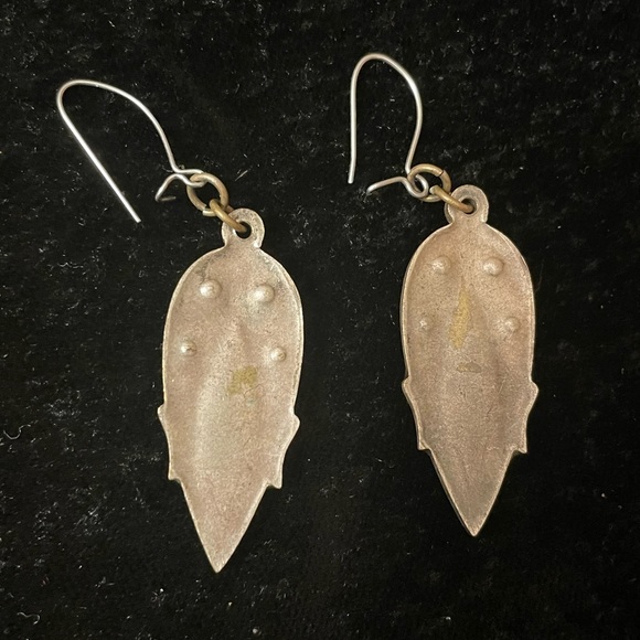 1928 Art Deco style earrings - Picture 2 of 3